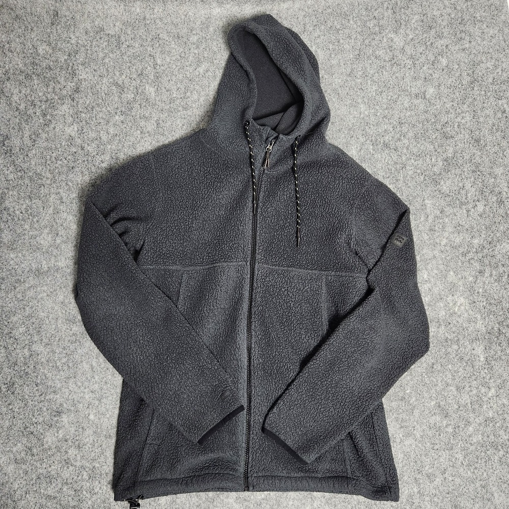 Billabong Boundary Hooded‎ Sweatshirt Men M Adventure Division Fleece Full Zip